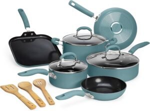 Goodful 2-Qt Ceramic Non-Stick Saucepan with Lid​