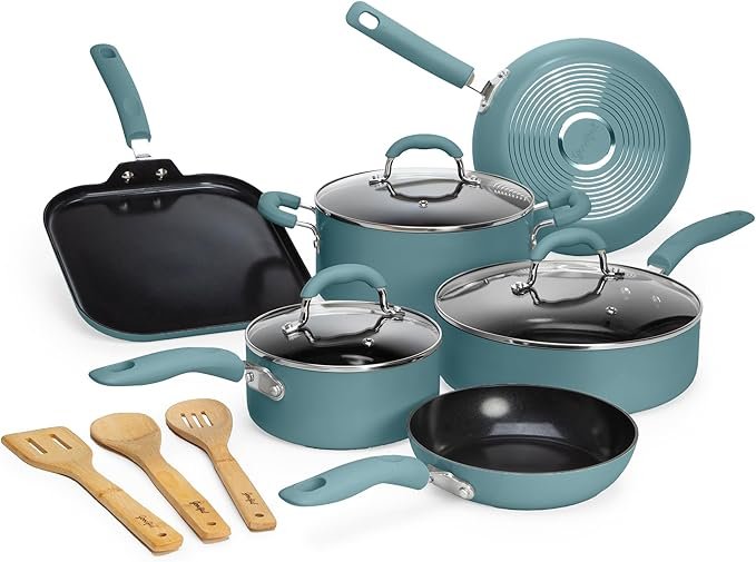 Goodful 2-Qt Ceramic Non-Stick Saucepan with Lid​